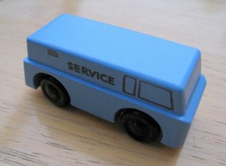 Barkas Service Fahrzeug Holz Auto Miniatur Erzgebirge Seiffen Matthes Spielzeug Bild