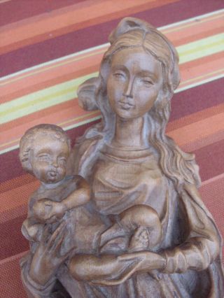 Madonna - Relief Aus Lindenholz Aus Nachlass Bild