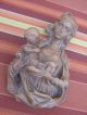 Madonna - Relief Aus Lindenholz Aus Nachlass Skulpturen & Kruzifixe Bild 1