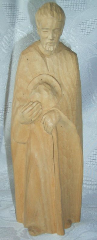 Krippenfigur Holz Oberammergau 25cm Handarbeit Gestempelt - - Krippe Bild