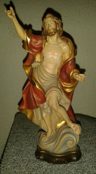 Alte Jesu Figur Barmherziger Jesus Heiligenfigur Glaube Bild
