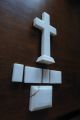 100 Jahre Altes Tischkreuz Aus Alabaster - In Einzelteilen Skulpturen & Kruzifixe Bild 2