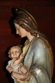 Große Maria Skulptur Mit Jesusfigur Mit Baby Gips Figur 63 Cm Hoch Antik Top Skulpturen & Kruzifixe Bild 1