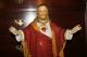 Große Jesus Figur Mit Kreuzigungsmerkmalen Gips Figur 68 Cm Hoch Antik Ca1900 Skulpturen & Kruzifixe Bild 2