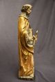 Heiligenfigur St.  Petrus,  Holz Vergoldet,  Claus Moroder,  Zertifikat Skulpturen & Kruzifixe Bild 3