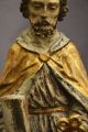 Heiligenfigur St.  Petrus,  Holz Vergoldet,  Claus Moroder,  Zertifikat Skulpturen & Kruzifixe Bild 4