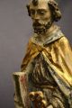 Heiligenfigur St.  Petrus,  Holz Vergoldet,  Claus Moroder,  Zertifikat Skulpturen & Kruzifixe Bild 5