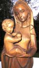 Alte Handgeschnitzte Madonna Mit Kind - Südtirol - Ca.  50cm Skulpturen & Kruzifixe Bild 2