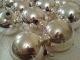 18 Alte Weihnachtskugeln Baumschmuck Silber Bauernsilber Christbaum Glaskugel Objekte nach 1945 Bild 10