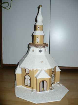 Seiffener Kirche Lichterhaus Aus Dem Erzgebirge Bild