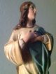 Madonna Heiligenfigur Aus Gips Skulpturen & Kruzifixe Bild 3