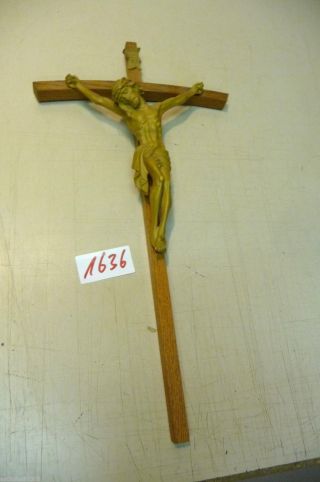 Nr.  1636.  Altes Kreuz Kruzifix Bild