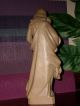 Holzfigur - Heiligenfigur - Madonna Mit Kind - Oberammergau? - Geschnitzt - Deko - Holzarbeiten Bild 1