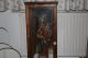 Antik Holz Madonna Mit Jesuskind Mit Glasvitrinen Skulpturen & Kruzifixe Bild 4