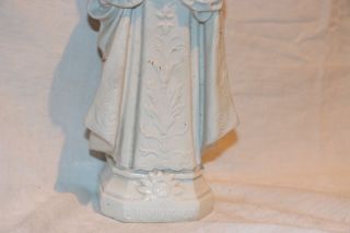 Sehr Alte Heiligen - Jesufigur - E Jesus Pracus - Aus Porzellan - Ca.  30 Cm - 9150 Bild