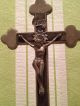 Kreuz Mit Jesus Aus Metal Aus Den 60 Er Skulpturen & Kruzifixe Bild 1