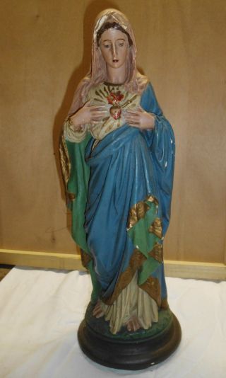Maria Mutter Gottes Lourdes - Madonna Heiligenfigur.  H=44cm Bild