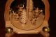 Weihnachtspyramide Erzgebirge 4 Kerzen Holz Geschnitzt Weihnacht Pyramide Objekte nach 1945 Bild 4
