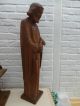Riesig & Schwer Antik & Von Hand Geschnitzt - Heiliger Josef Skulptur Statue Skulpturen & Kruzifixe Bild 5
