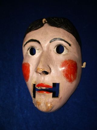 Sig.  M.  C Fastnacht Maske18 - 19jahrh.  Volkskunst Bild