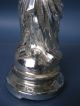 Antique Biedermeier Schaumglas Bauernsilber Silberglas Madonna Maria Sammlerglas Bild 5
