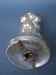 Antique Biedermeier Schaumglas Bauernsilber Silberglas Madonna Maria Sammlerglas Bild 6