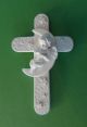 Kinderkreuz Engel Im Mond Ca.  13 X 8 Cm Nr.  18 - 0 Baby Taufe Skulpturen & Kruzifixe Bild 1