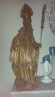 Altes Holz Priester Schnitzerei 65 Cm Hoch Skulpturen & Kruzifixe Bild 1