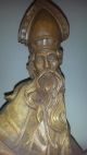 Altes Holz Priester Schnitzerei 65 Cm Hoch Skulpturen & Kruzifixe Bild 2