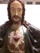 Heiligen Figur,  Madonna,  Wanderprediger Figur,  Gründerzeit,  Jesus Figur Skulpturen & Kruzifixe Bild 1
