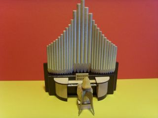 Schumann Orgel Mit Engel – Schnitzkunst In Perfektion - 60er Jahre - Viele Fotos Bild