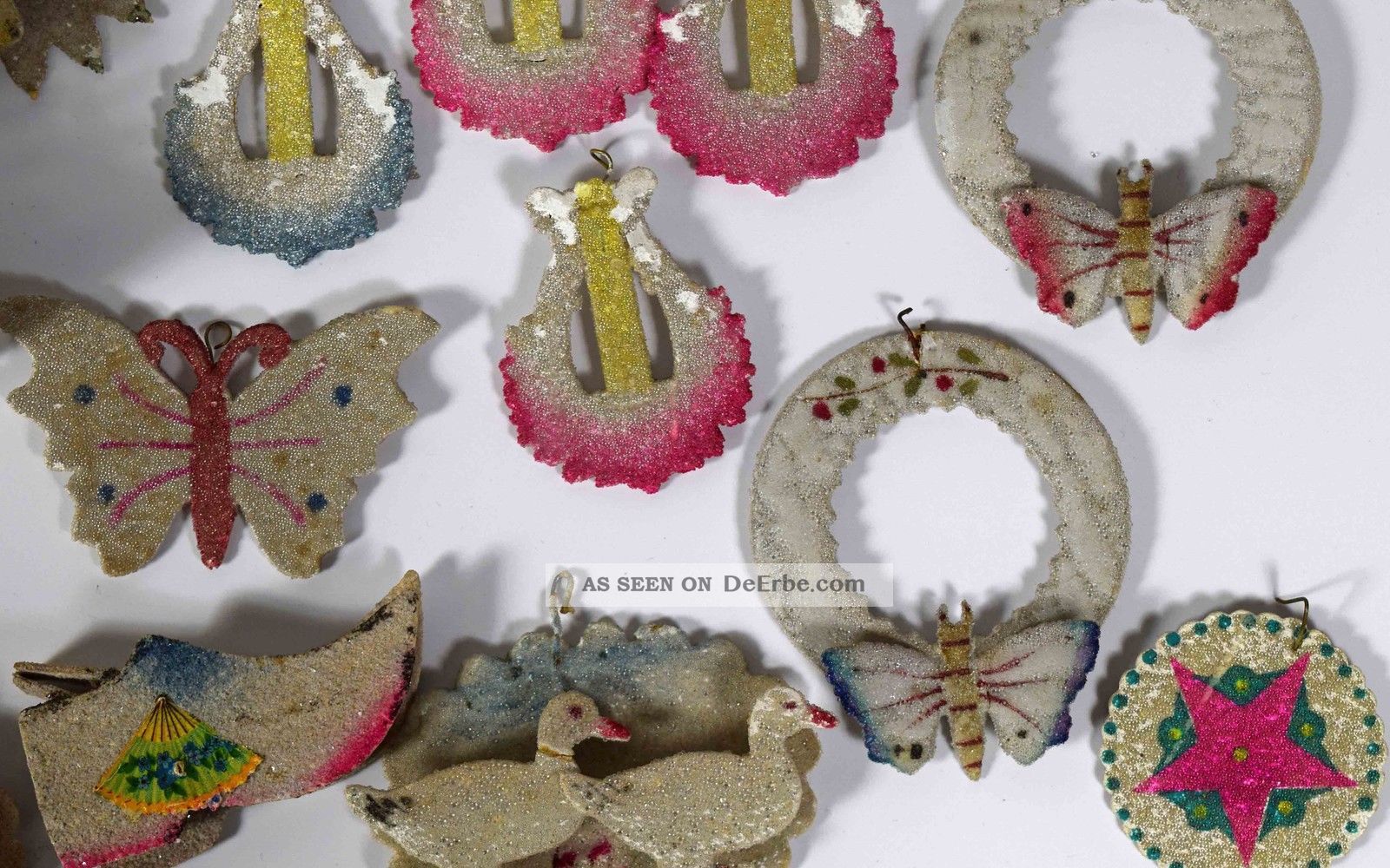 MAGICLULU 4x Weihnachtselfen Anhänger - Niedliche Baumdekoration Stoff