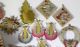 Weihnachtsbaumschmuck Aus Pappe Mit Glimmer Baumbehang 27 Teile Christmas Tree Antike Originale vor 1945 Bild 4