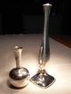 Ausnachlaß: 9 Tlg.  Silbersammlung Vasen Pinnchen Kerzenleuchter 800 - 925er Gep. Objekte vor 1945 Bild 2