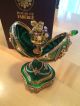 Faberge Juwelengarten Ei 925 Silber Von Franklin Smaragd Objekte nach 1945 Bild 11