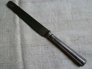 Grosses Altes Messer,  Stempel Unleserlich,  Klinge Rostig,  26,  4 Cm Lang Bild