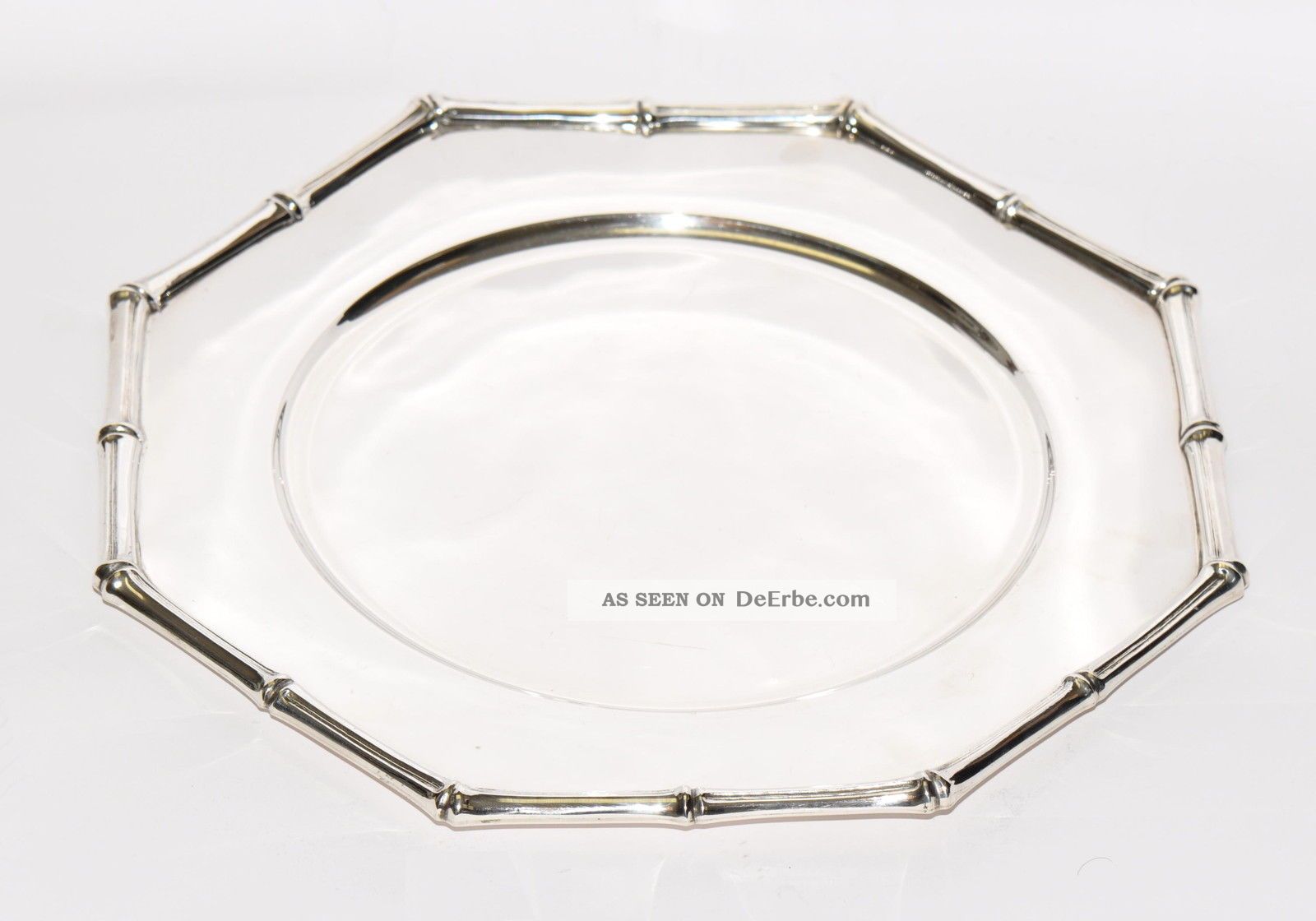 Tiffany & Co Flache Schale Teller 925er Sterlling Silber 790 Gramm Objekte nach 1945 Bild