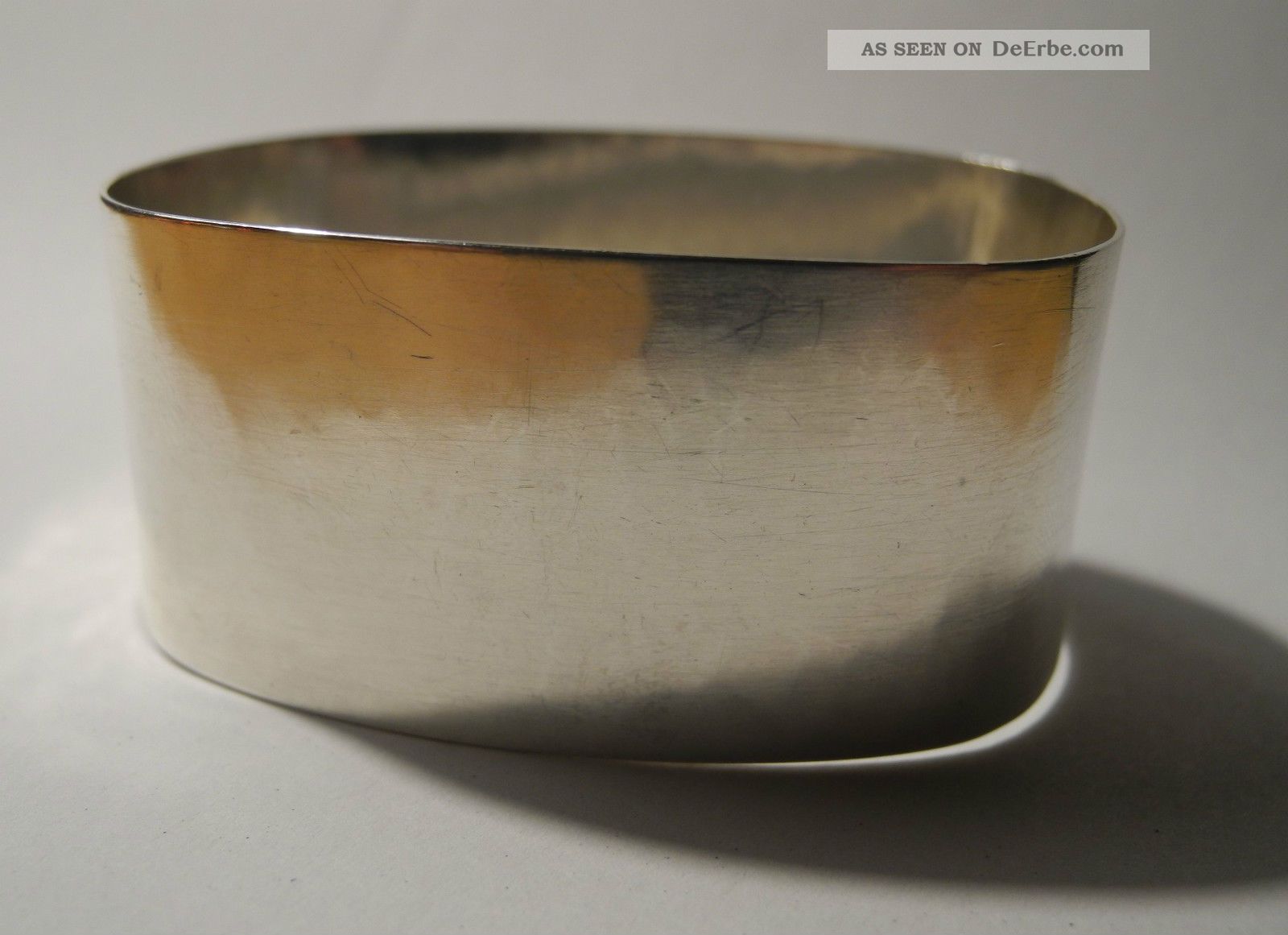 Serviettenring Silber (800) Oval 54 X 36 X 25 Mm Objekte nach 1945 Bild