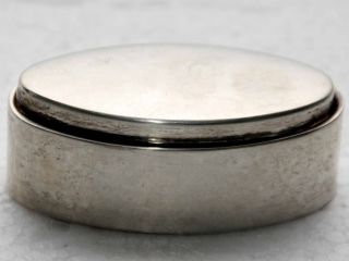 Antike Pillendose Schnupftabak - Dose Sterlingsilber 925 Gestempelt Bild