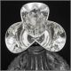 Art Deco Kristall - Karaffe1924 Sterling Silber Montur Birmingham Aufw.  Schliff Kristall Bild 1