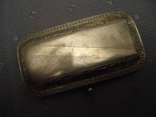 Taschenspiegel Silber,  Vintage Bild