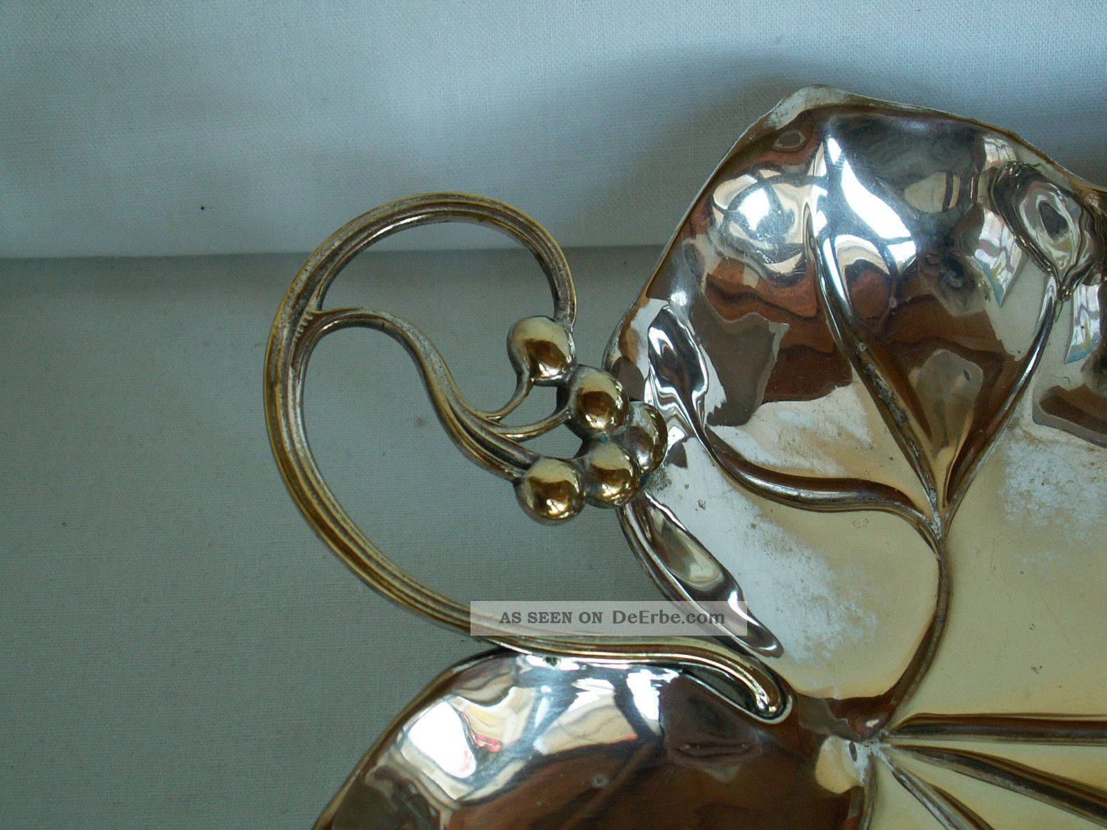 Wmf Jugendstil Groe Blattschale Efeubltter Versilbert