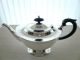 ♛ Schöne Englische Art Deco Silber Teekanne 
