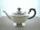 ♛ Schöne Englische Art Deco Silber Teekanne 