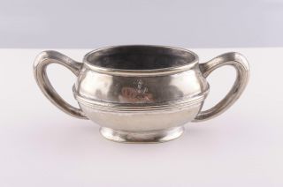 Gorham Antike Schale - Silver Soldered - U.  S.  Navy Bild