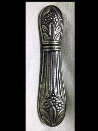 Jugendstil Nadelbehälter - Silber - Gepunzt/beautiful Silver Art Nouveau Needle Case Bild