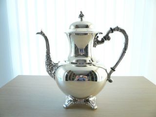 Herrliche Klassische Silber Teekanne 