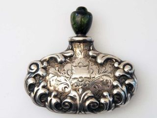 Wunderschöner Flacon,  900 Silber,  Um 1900 Bild