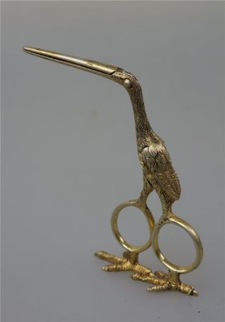 Storchenzange,  Silber Vergoldet (2505) Bild