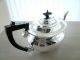 ♛ Herrliche Englische Klassische Silber Teekanne - Glatt - Versilbert ♛ Objekte ab 1945 Bild 7